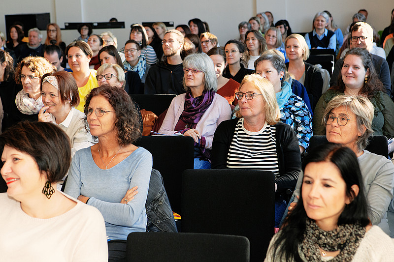 Publikum in der Aula