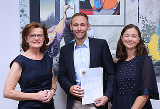 Rektorin mit Herrn Graß und Frau Kopp-Sixt